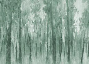 Fototapet, Morning Forest, Green, Rebel Walls