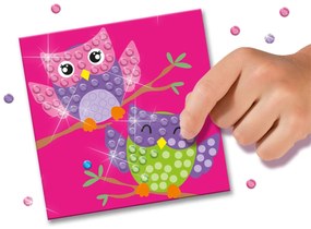 Set creativ copii - Decorare picturi cu diamante autoadezive