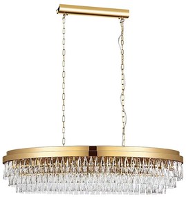 Lustră pe lanț VALPARAISO 13xE14/40W/230V aurie Eglo 39463