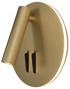 Aplica cu spot LED design modern LOS 176 auriu MYC176-WL-01-6W-MG