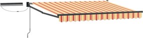vidaXL Cort electric retractabil Multicolour 3,5 x 2 m