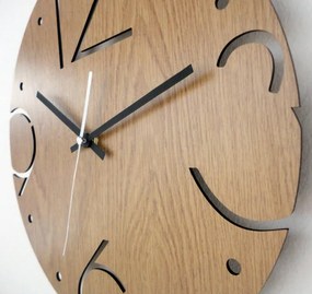SENTOP | Ceas din lemn cu cifre sculptate unice - SENSON