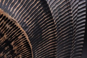 Comoda suspedata design vintage Golden Sunset 180cm negru