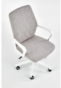 Scaun de birou LONA, alb/gri deschis