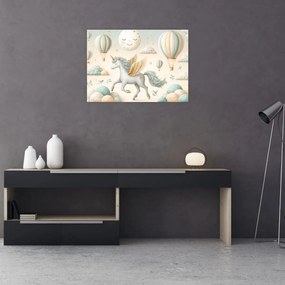 Tablou - Unicorn fericit (70x50 cm)