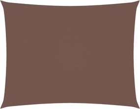 vidaXL Parasolar, maro, 2x3 m, țesătură oxford, dreptunghiular