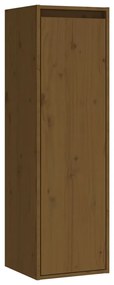 813511 vidaXL Dulap de perete, maro miere, 30x30x100 cm, lemn masiv de pin
