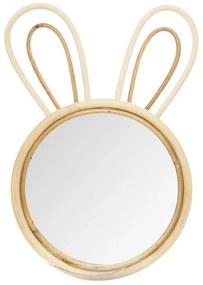 Oglinda de perete pentru copii LAPLU 24x38 cm, bambus