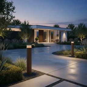 Lampă LED de exterior Ideal Lux BOEING LED/14W/230V 100 cm IP65 maro