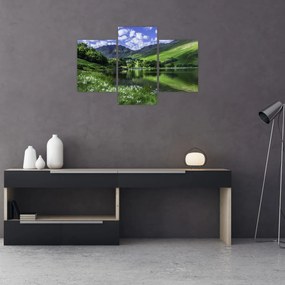 Tablou - Peisaj cu un lac (90x60 cm)