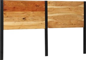 vidaXL Tăblie 180 cm lemn masiv de salcâm și fier
