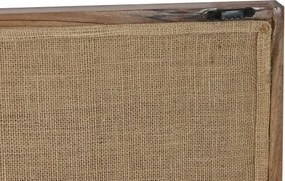 Set 2 tablouri decorative din bumbac chindi țesut manual în ramă din lemn de acacia, 60×90 cm, „Chindi"