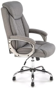 Scaun de birou Helder 2 piele ecologica gri H120 cm