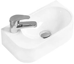 Mexen Viera chiuvetă pe blat dreaptă 40 x 21 cm, albă 21274000R