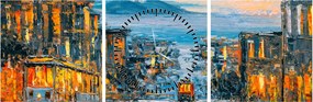 Tablou - Telecabină, San Francisco (cu ceas) (90x30 cm)
