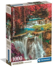 Colorat Thai Falls Puzzle cu cascade 1000 piese Clementoni