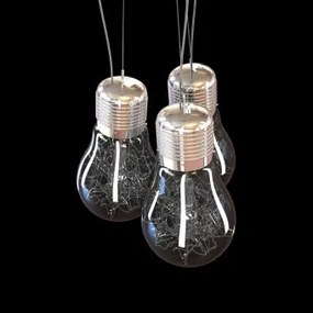 Suspensie moderna 3 becuri E27 LUCE MAX 081762 IDEAL LUX