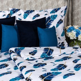 Lenjerie pat 4Home Feathers din bumbac, 140 x 220 cm, 70 x 90 cm, 140 x 220 cm, 70 x 90 cm