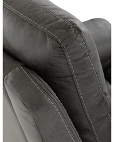 Fotoliu reclinabil 4092 GREY3, vintage, gri