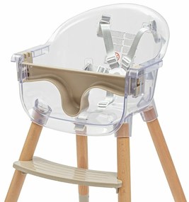 Scaun de masă pentru copii Baby Mix Ingrid wooden, bej