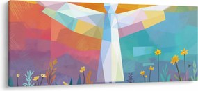 Tablou - Păzitorul florilor (120x50 cm)
