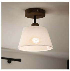 Lustră LED aplicată Brilagi ANTHONY 1xE14/60W/230V stejar nuc/alb