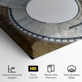 Tablou Canvas, 40x80cm, Dormitor si Living, Abstracte, Iluzii optice, Triple Staircase