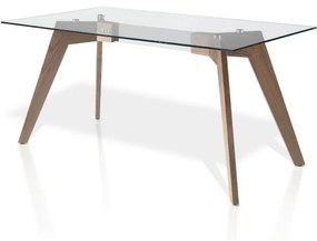 Masa dining design deosebit Walnut Wood, 160x95cm AC-W1008DT