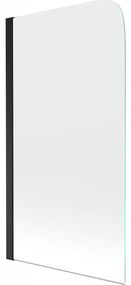 Mexen Felix paravan cadă 1-aripă70 x 140 cm, transparent, Neagră - 890-070-001-70-00
