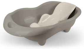 Dolu Baie pentru copii Hippo cu șezlong, gri , 26x 84,5 x 50,5 cm