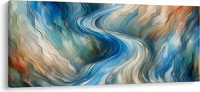 Tablou - Curent abstract (120x50 cm)