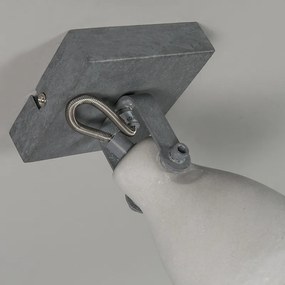 Set de 6 spoturi industriale gri beton cu 1 lumină - Creto