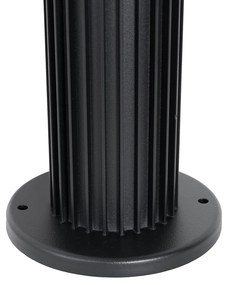 Stâlp de iluminat exterior negru de design 80 cm IP44 - Boris
