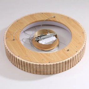 Brilagi - Lustră LED suspendată pe cablu FALCON WOOD MODERN LED/30W/230V Ø 45 cm lemn