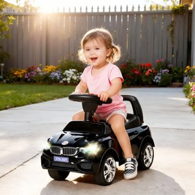 Volan Copii 1-3 Ani, Faruri, Melodii, Roșu | Aosom Romania