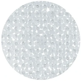 Spirella Covor de duș rotund anti-alunecareRIVERSTONE, transparent, 57 cm