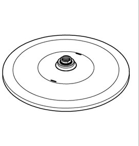 GROHE 26562000 - Cap de duș RAINSHOWER MONO, 310 mm, crom lucios