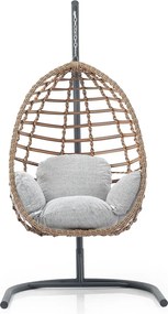 Balansoar scaun suspendat  rattan exterior interior 205x110x95 cm