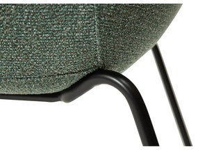 Fotoliu verde deschis cu tapițerie din țesătură bouclé Zimmer – DAN-FORM Denmark