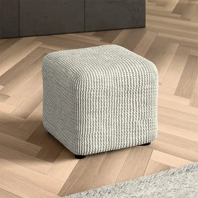 Huse bielastice COSTINA smântânii taburet (40 x 40 x 40 cm)