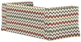 Husă canapea Klippan cu 2 locuri, lungă, cu pliuri contrastante