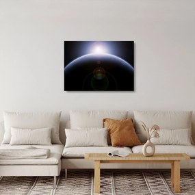 Tablou pe sticlă - Corp cosmic (70x50 cm)