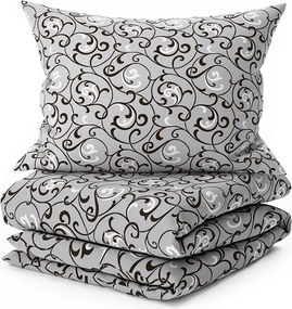 Lenjerie de pat din polibumbac ORIENT POLY gri Dimensiune lenjerie de pat: 70 x 90 cm | 140 x 220 cm