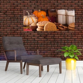 Tablou - Biscuiți de toamnă (120x50 cm)