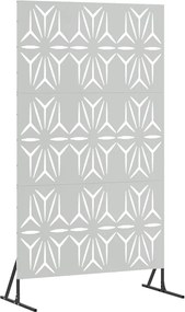 vidaXL Ecran de intimitate Gri 100 x 50 x 180 cm Oțel