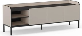 Comodă TV crem 160x55x42 cm Adara – Marckeric