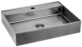 Sapho - Chiuvetă pentru blat AURUM 55 x 42 cm, inox periat