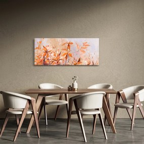 Tablou - Flori pictate (120x50 cm)