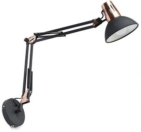 Lampă de perete ANTE 1xE27/28W/230V neagră RED-Design Rendl-R12651