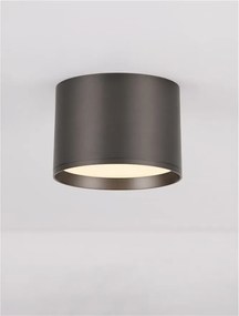 Spot LED aplicat diametru 12cm ZIAZA nickel negru, NVL-9695169